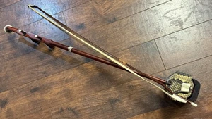 Maestro made Erhu, Chinese fiddle 王国兴专业前八后椭圆朱昌耀式非洲檀木二胡 - Picture 1 of 11