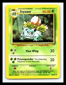💥 Ivysaur 42/102 Base Set Vintage Pokemon Karte 1999 - Bild 1 von 2