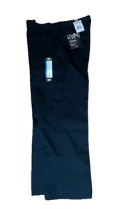 Dickies Relaxed Fit 36x28 Herren Arbeitshose Navy Schwarz NEU Neu mit Etikett Flatfront J26 - Bild 1 von 6
