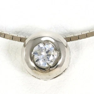 Schmuck 18K Weißgold Halskette Zirkonia ca.4,5g ca.41cm versandkostenfrei gebraucht - Bild 1 von 6