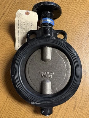 Milwaukee Valve USA Butterfly Valve - Wafer Pattern - 6” Pipe Size MW222B 200psi - Image 1 of 4