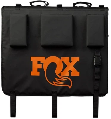Almohadilla de puerta trasera dividida Fox Racing Overland pequeña 2 bicicletas naranja negro Foto 1 de 4