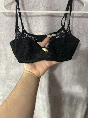 Intimately Free People Lace Bralette Black Size 32c - Image 1 of 3