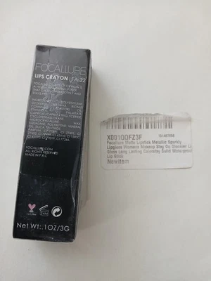 Lápiz labial impermeable mate Focallure lápiz brillante nuevo en paquete 0,1 oz DEL RIO 16 Foto 1 de 4