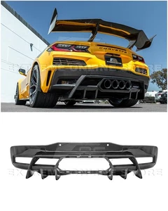Difusor trasero con aletas de fibra de carbono para Corvette C8 Z06 23-Up | EOS Performance - Imagen 1 de 20