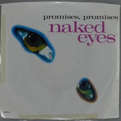 NAKED EYES Promises, Promises EMI AMERICA B-8170 VG+ 45 1983 New Wave 7" Rock - Image 1 of 4