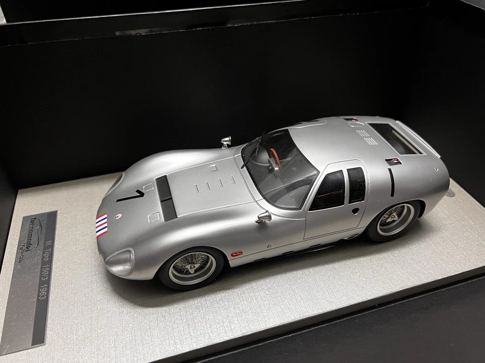 Maserati Tipo 151/3 1964 Aluminium Body Test Version Tecnomodel 1/18 - Immagine 1 di 4