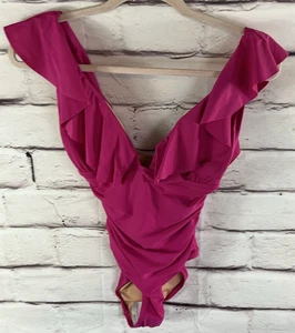 NWT J. Crew Women's Size 0 Pink One Piece Swimsuit - Picture 1 of 7