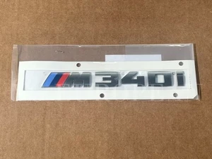 BMW Genuine G20 3-Series Cerium Gray Trunk Emblem "M340i" Lettering Decal Badge - Foto 1 di 3