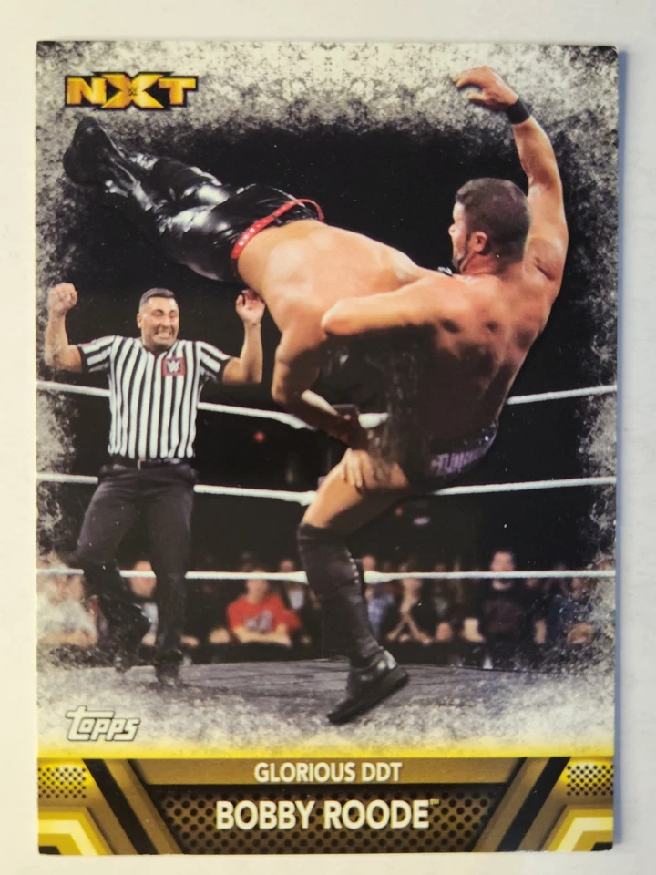 2017 Topps WWE Then Now Forever #F-31 BOBBY ROODE FINISHERS & SIGNATURE MOVES - Image 1 of 2