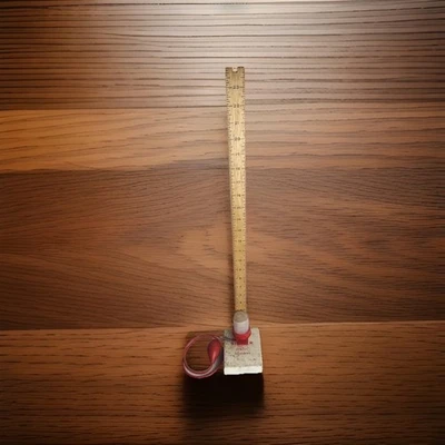 Vintage Singer Skirt Marker 24" Adjustable Ruler Chalk Marks Hem Line - Image 1 of 4