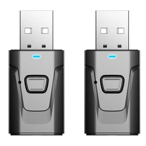 2X 4 in 1 USB Bluetooth Transmitter Receiver with Mic Handsfree Calling Aux4721 - Bild 1 von 6