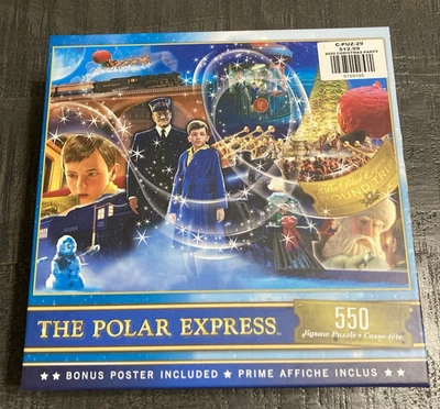 Rompecabezas The Polar Express 550 piezas escena de película collage piezas maestras nuevo Foto 1 de 4