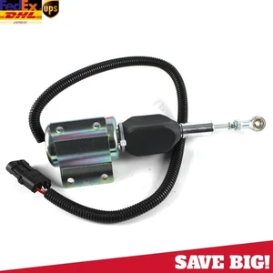 NEW 12 VOLT SHUT DOWN SOLENOID FITS CUMMINS 6C 8.3L INDUSTRIAL ENGINE 3930235 - Picture 1 of 7