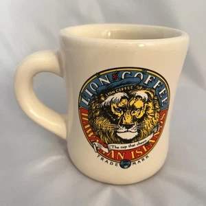 Löwe Kaffeebecher Hawaii Inseln schwer Restaurant Geschirr Diner Stil HAWAII LOKAL - Bild 1 von 9