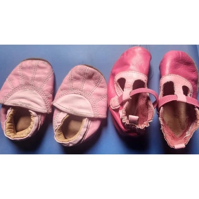 Zapatos de suela suave Robeez L.L.Bean Rosa zapatos de bebé 6 meses - 12 meses Foto 1 de 4