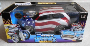 Muscle Machines 1:18 Scale Die Cast Car 2002 American Flag 00 PT Cruiser 71166 - Picture 1 of 5