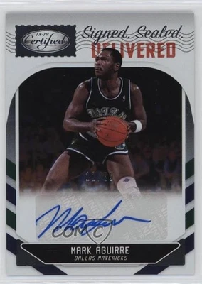 2018-19 Certified Signed Sealed Delivered /99 Mark Aguirre #SSD-MAG Auto - Image 1 of 2