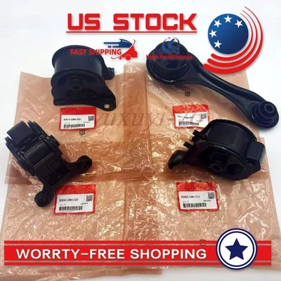 OEM For 1990-93 Honda Accord 2.2L Manual transmission Engine Trans Motor Mounts Foto 1 de 4