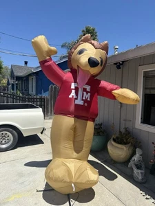 Vintage Gemmy 8ft. Aufblasbares Texas A&M Aggies College Football KEINE EINSÄTZE - Bild 1 von 3