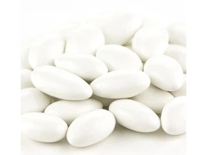 White Jordan Almonds White Candy Mandeln 2 Pfund - Bild 1 von 1