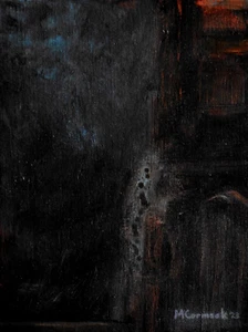 Late Night at the Castle 2023 ORIGINAL ACRYL GEMÄLDE P McCormack - Bild 1 von 1
