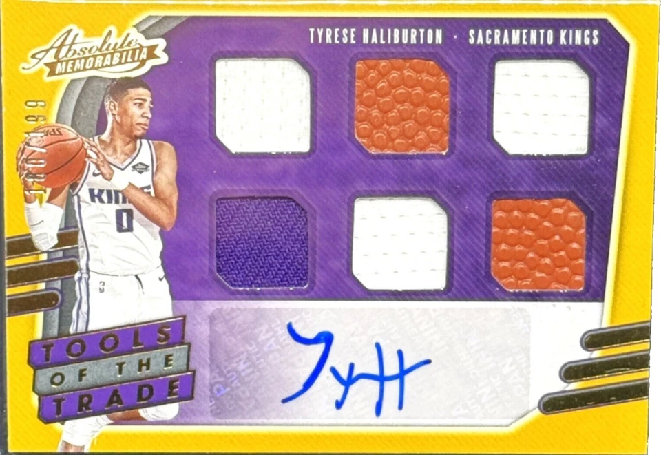 2020-21 Absolute Memorabilia Tyrese Haliburton Tools Of The Trade Rookie AUTO - Image 1 of 4