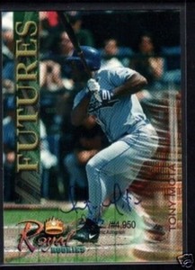 2000 Royal Rookies FUTURES AUTO Tony Mota #/4950 $8