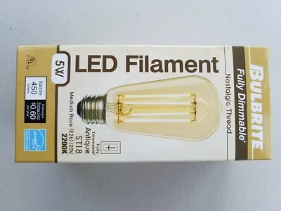 Pottery Barn LED Teardrop Filament 40W Equivalent Light Bulsb #1 - Image 1 of 3