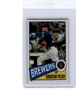 2020 Topps 1985 Chrome Silver Pack Promotion  Christian Yelich