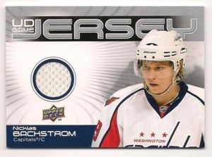 Nicklas Backstrom 10-11 Upper Deck 1 UD Game Jersey Game Used Jersey