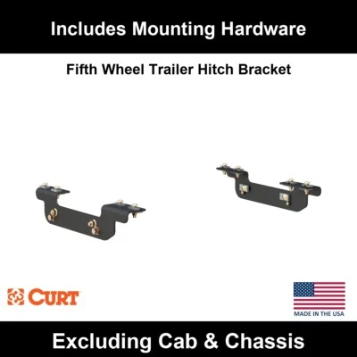 Soportes de quinta rueda CURT 2011-2019 GMC Sierra 3500 HD (Excl. Cabina y chasis) Foto 1 de 3