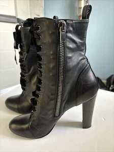 VERO CUCIO WOMEN ABOVE ANKLE BLACK BOOTS SIZE 41 - Picture 1 of 3