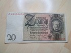 20 Reichsmark Reichsbanknote Berlin 1929 Drittes Third Reich Ww2
