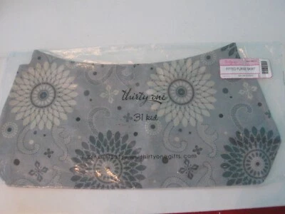 Thirty-One Ajustable Cartera Falda Cubierta (FLOR GRIS OREJA) artículo 3047189S10 Foto 1 de 4