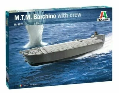  ITALERI 1:35 KIT MOTOSCAFO M.T.M. BARCHINO WITH CREW  LUNGHEZZA 19,1 CM  5623   - Immagine 1 di 4