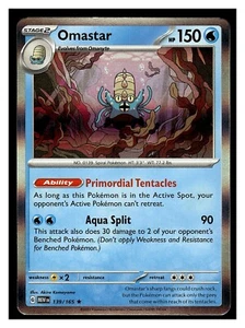 Pokemon Omastar 139/165 Scarlet & Violet 151 Holo - Picture 1 of 3
