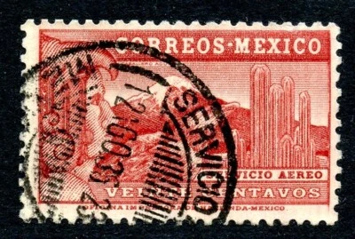 墨西哥 - #C76A 20 克拉鹰人带 WMK 260 - 美丽邮票 (F806) — 第 1/2 张图片