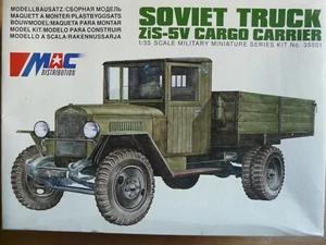 Maquette 1/35 MAC DISTRIBUTION Ref 35001 Soviet Truck ZiS-5V Cargo Carrier - Imagen 1 de 3