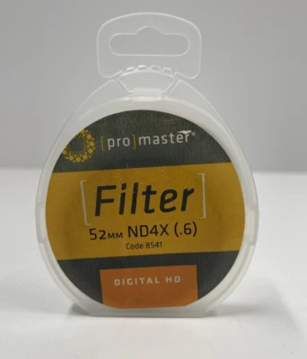 Promaster Digital HD Filter 52mm ND4x (.6) Code 8541 - Image 1 of 4