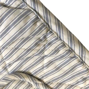 Tommy Bahama Home REVMAN Island Blue White Stripe King Pillow Shams Cotton Luxe - Picture 1 of 5