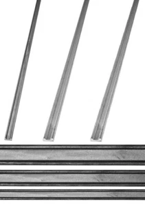 1m Länge Flacheisen 25x8 30x8 40x8 mm Hespeneisen Flacheisen Tore Schmiedeeisen - Bild 1 von 8