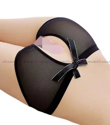 Panty XXX offen String Tanga Höschen sexy Porno geiler ouvert Slip Dessous open - Bild 1 von 4