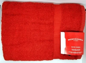 Set of 3 Wondershop Bath Towels 27"x52" Red. New. - Picture 1 of 2