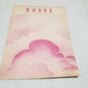 Roses by Tim Spencer and Glen Spencer 1950 Sheet Music