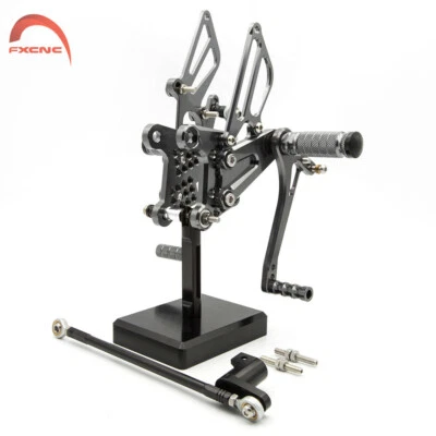 Juego de estriberas traseras ajustables CNC NSF100/NSR50 2004 2005 2006 2007-2010 para Honda Foto 1 de 4