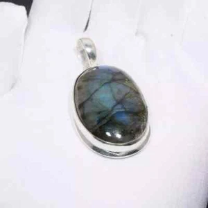 Labradorite Gemstone Pendant Handmade 925 Sterling Silver Beautiful Pendent SD56 - Picture 1 of 3