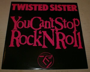 Twisted Sister You Can't Stop Rock 'N' Roll Uk Import 1983 12" Single Lp Record - Picture 1 of 6