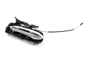 2011-2016 BMW 528i 535i 550i M5 (F10) RIGHT FRONT DOOR HANDLE w/ LIGHT (SILVER) - Picture 1 of 8