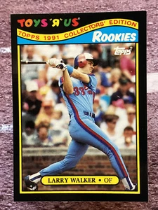 1991 Topps Toys R Us Rookies Larry Walker #31 Montreal Expos - Bild 1 von 2